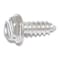 Midwest Fastener Sheet Metal Screw, #8 x 1/2 in, Aluminum Flange Hex Head Slotted Drive, 100 PK 03370 - alternate 1